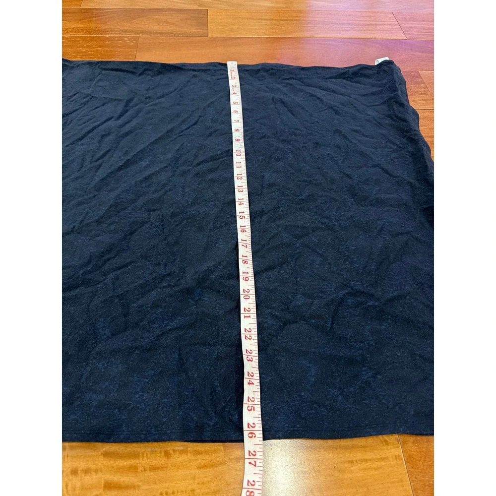 Lululemon Vinyasa Scarf Womens Navy Blue Mottled Snap Wrap OS